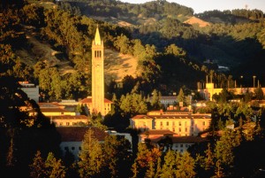UC Berkeley's Campanile with the Berkeley Hills 1994 photo from photo CD 703 frame 1
